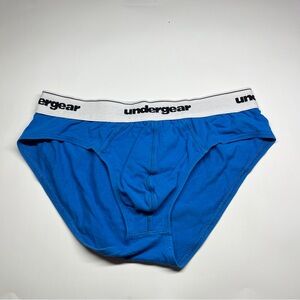Undergear Men's Support Briefs in Blue with Branded Waistband Undergrear